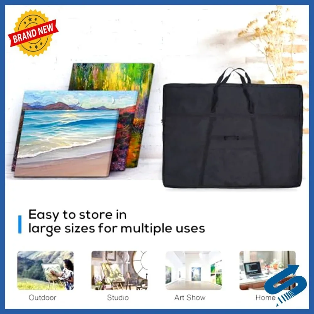 Oversized Waterproof Art Portfolio Tote Bag Lightweight Durable Storage Case